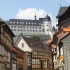 Blick zum Schloss Stolberg, Ansicht aus der Niedergasse nach der Restaurierung